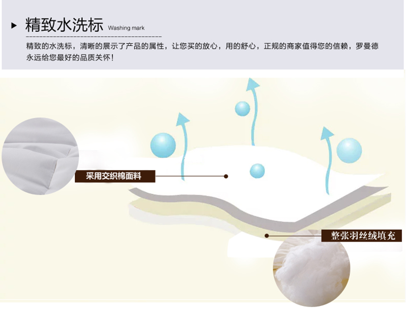 精致的水洗標(biāo)簽提示