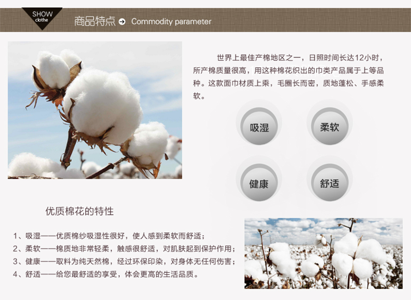 優(yōu)質(zhì)棉花的特性