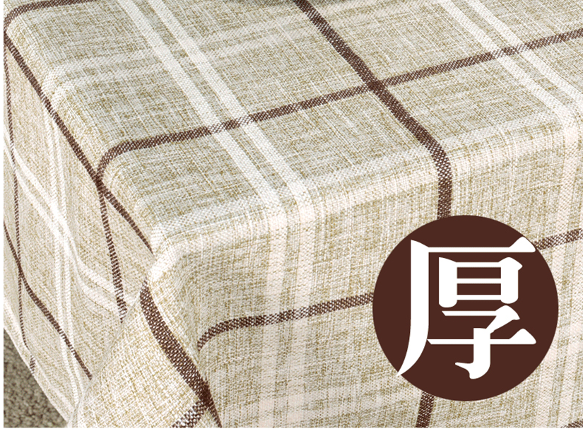 粗麻質(zhì)感，加厚面料的桌布