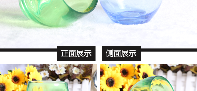 杯子正面展示，側(cè)面展示