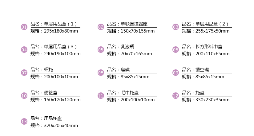 13件套裝的實(shí)拍圖