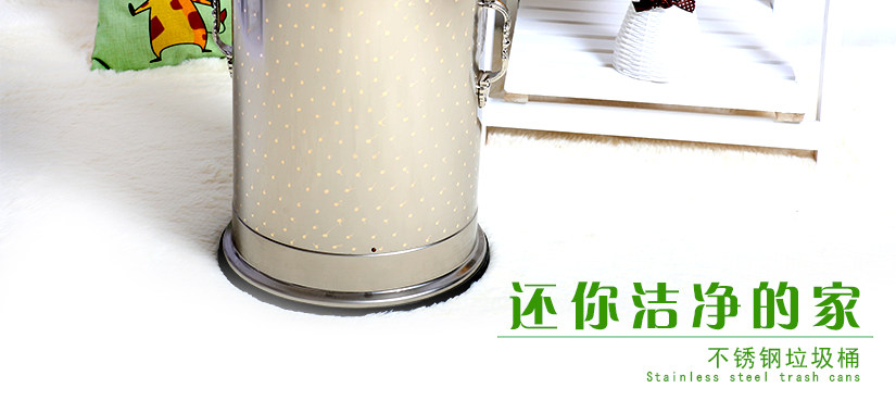 億麗家仿古奢華垃圾桶