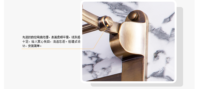 掛墻式設計，安裝簡單