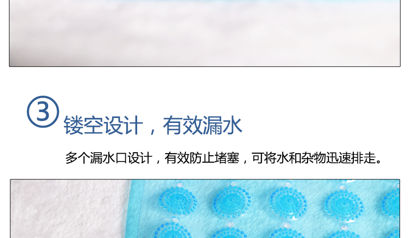 鏤空設計，快速漏水