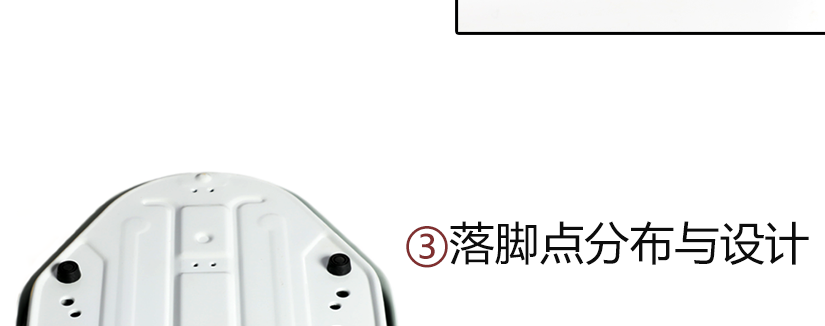 落腳點(diǎn)分布與設(shè)計(jì)