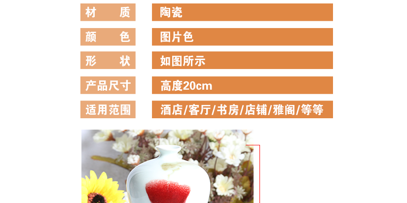生活的美體現(xiàn)在花瓶身上